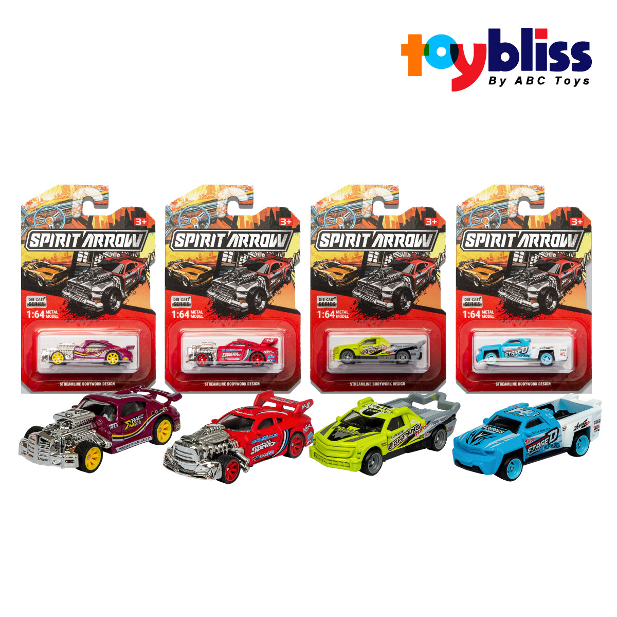 Picture of Toybliss SPIRIT ARROW 1:64 Die-Cast Car Series (006), Ages 3+