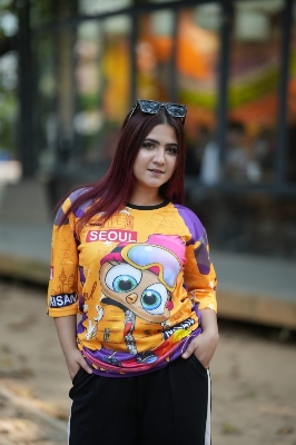 Picture of Women's Silk Drop Shoulder T-Shirt – Soft, Stylish & Comfortable Casual Wear