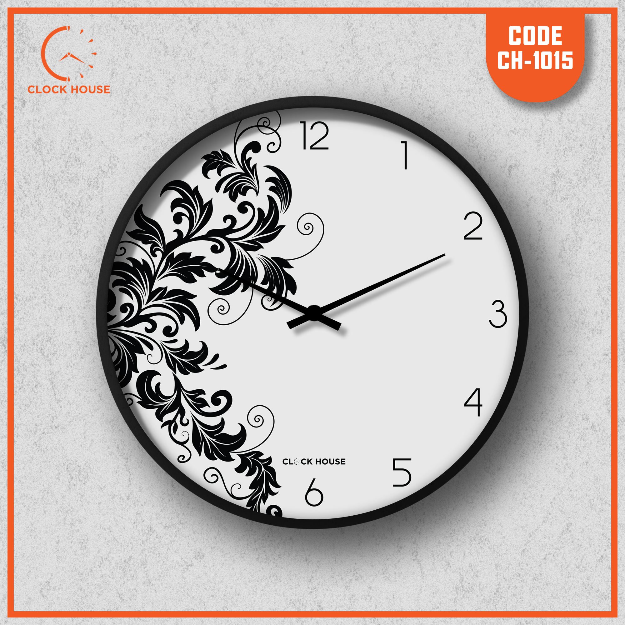 Picture of Clock House BD Artistic Wall Clock White