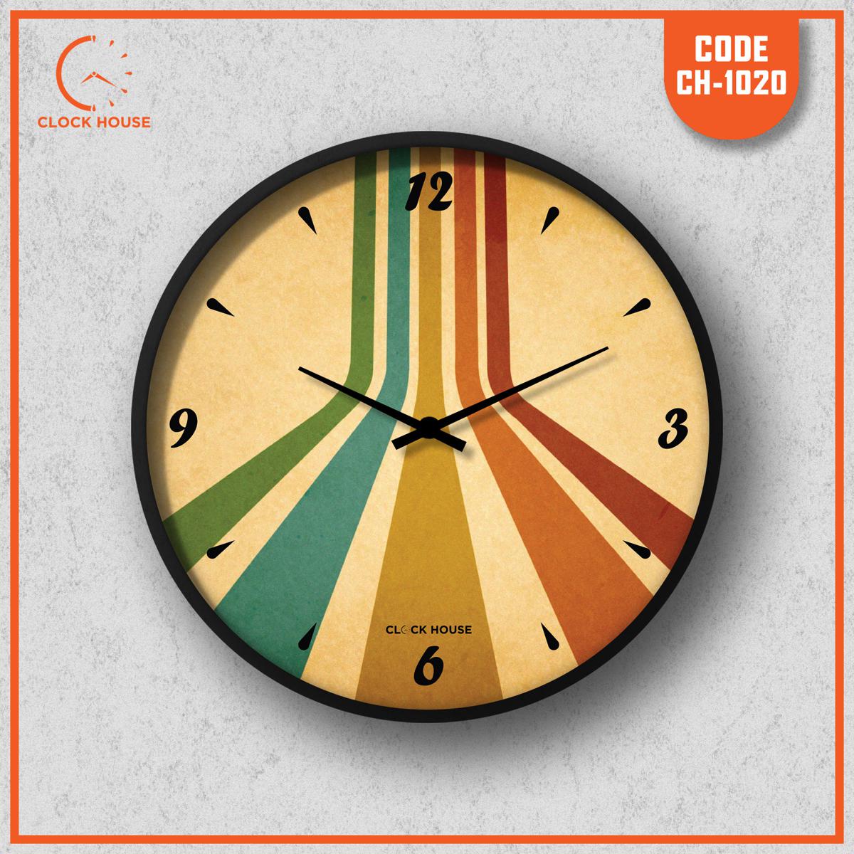 Picture of Clock House BD Artistic Wall Clock Multicolor