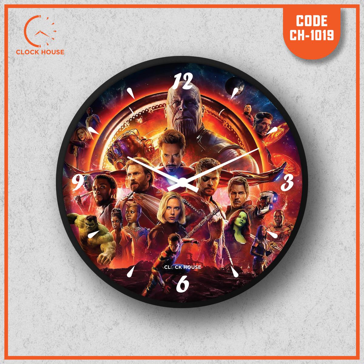 Picture of Clock House BD Super Hero Wall Clock Multicolor