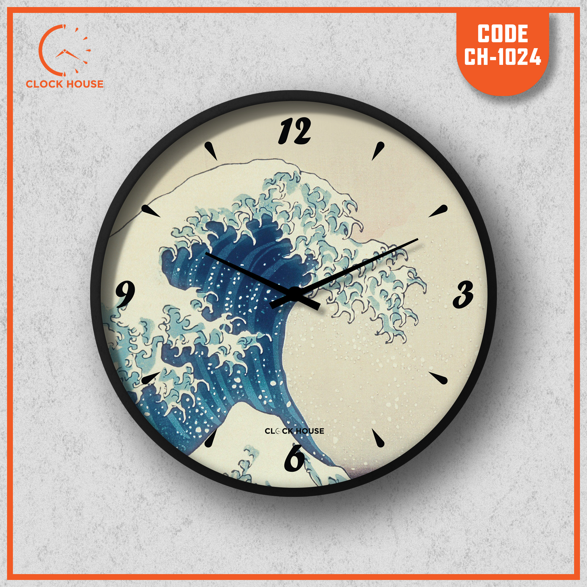 Picture of Clock House BD Artistic Wall Clock Multicolor