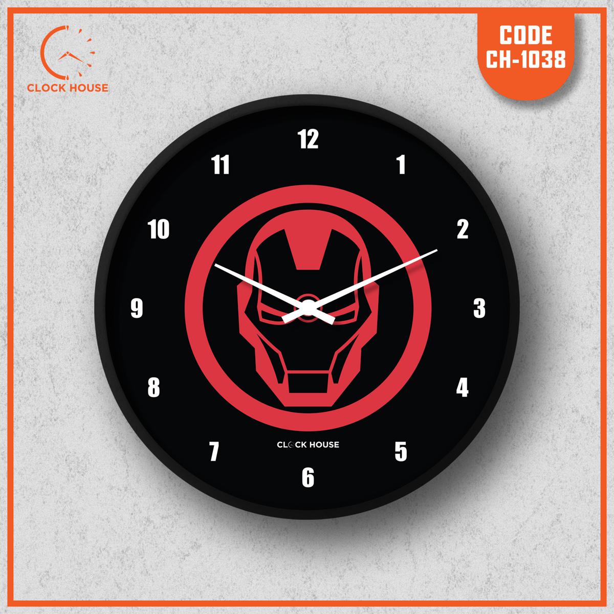 Picture of Clock House BD Super Hero Wall Clock Black