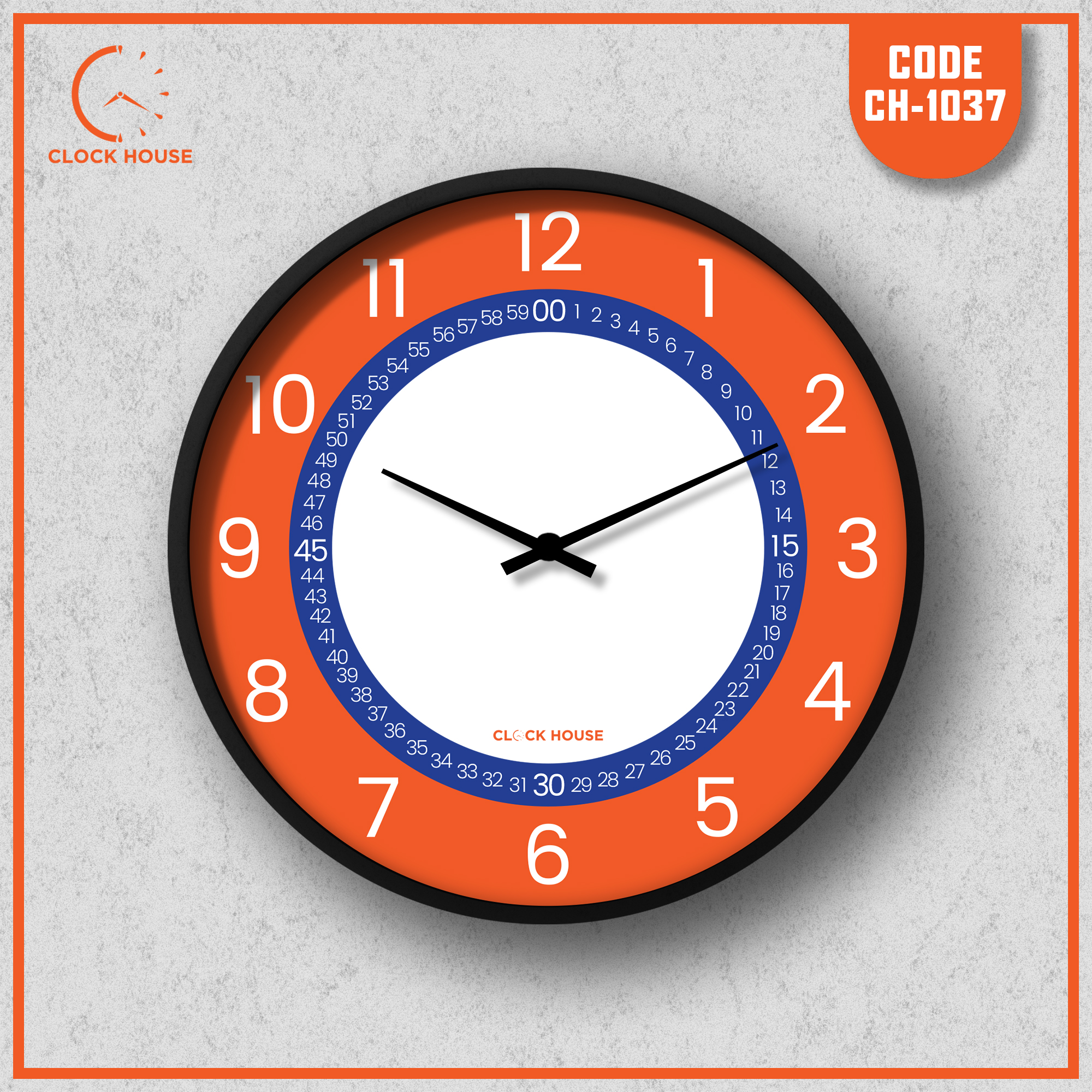 Picture of Clock House BD Children Wall Clock Multicolor