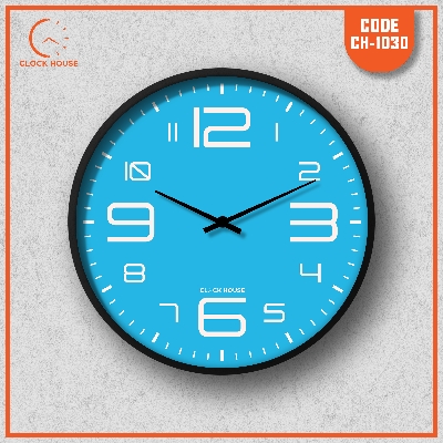 Picture of Clock House BD Classic Wall Clock Blue