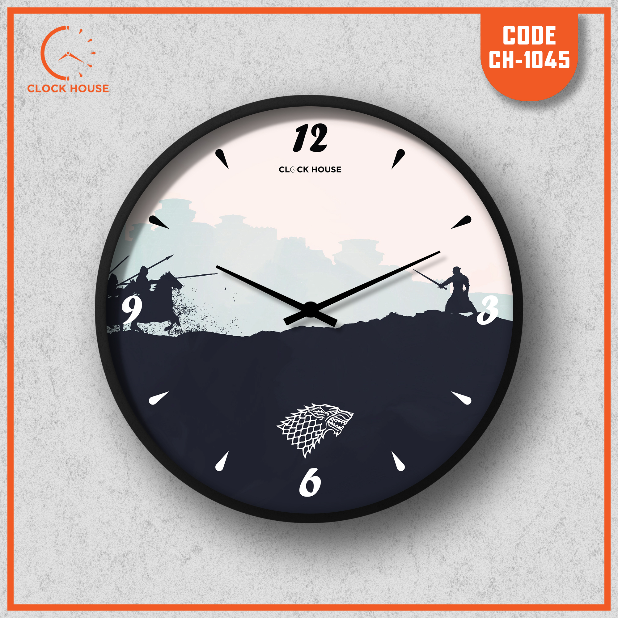 Picture of Clock House BD Web Serials Wall Clock Multicolor