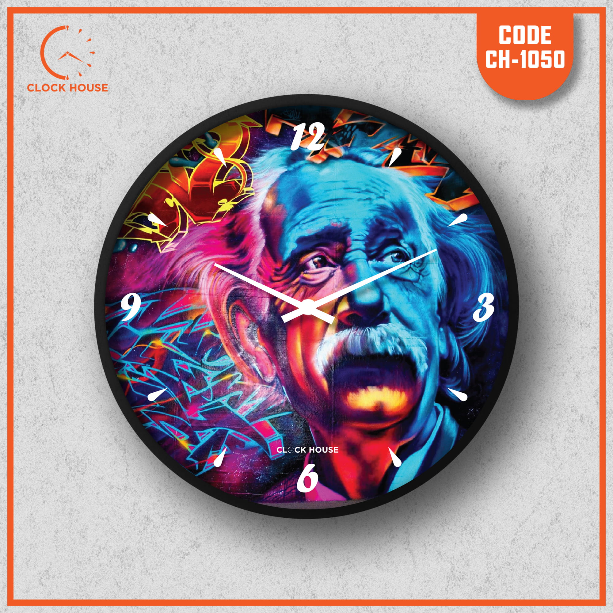 Picture of Clock House BD Artistic Wall Clock Multicolor
