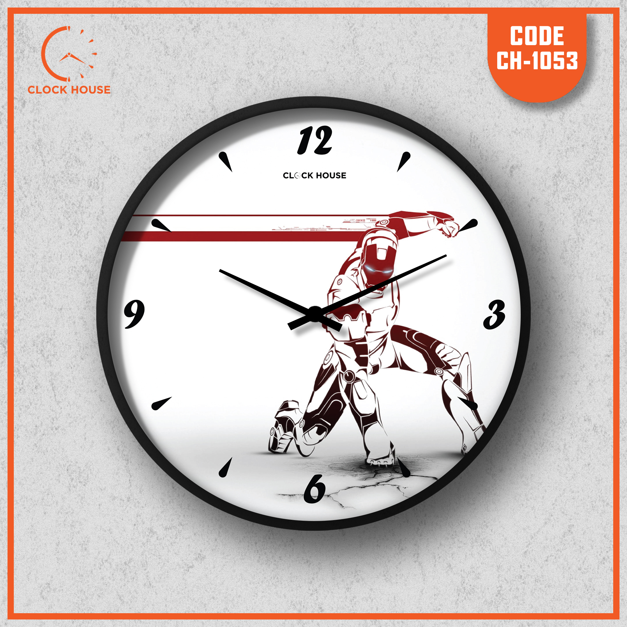 Picture of Clock House BD Super Hero Wall Clock Multicolor