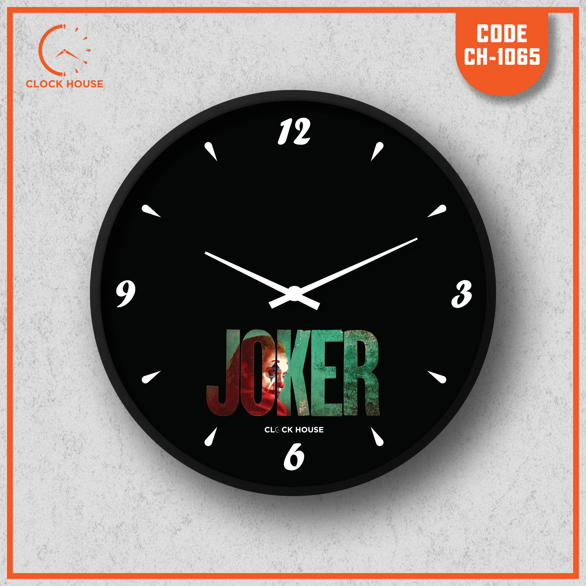 Picture of Clock House BD Joker Wall Clock Multicolor