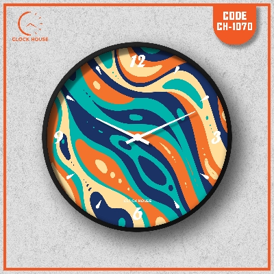 Picture of Clock House BD Artistic Wall Clock Multicolor