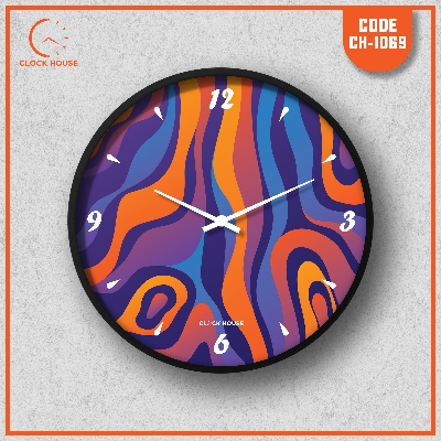 Picture of Clock House BD Artistic Wall Clock Multicolor
