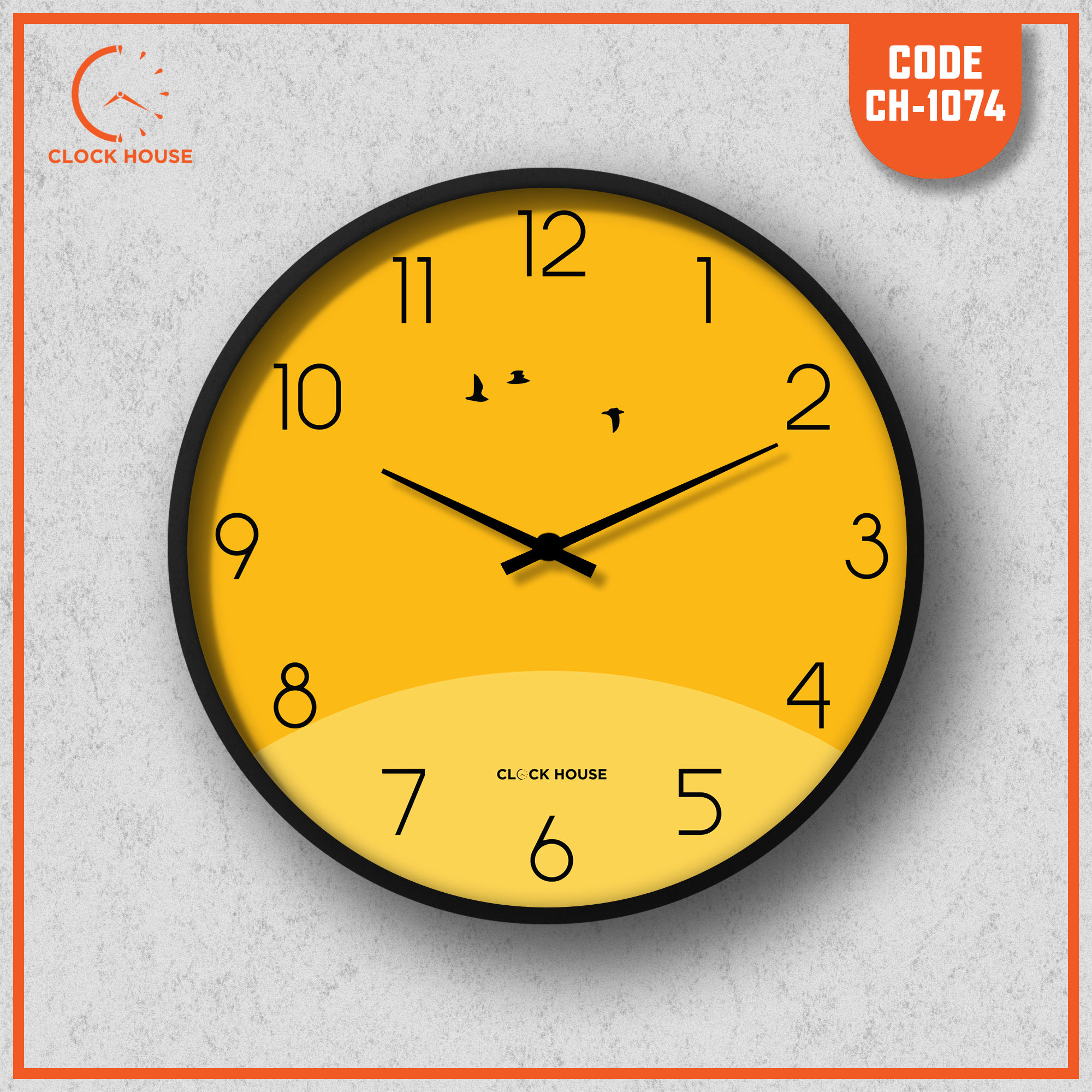 Picture of Clock House BD Artistic Wall Clock Multicolor