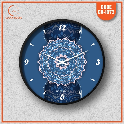 Picture of Clock House BD Floral Wall Clock Multicolor