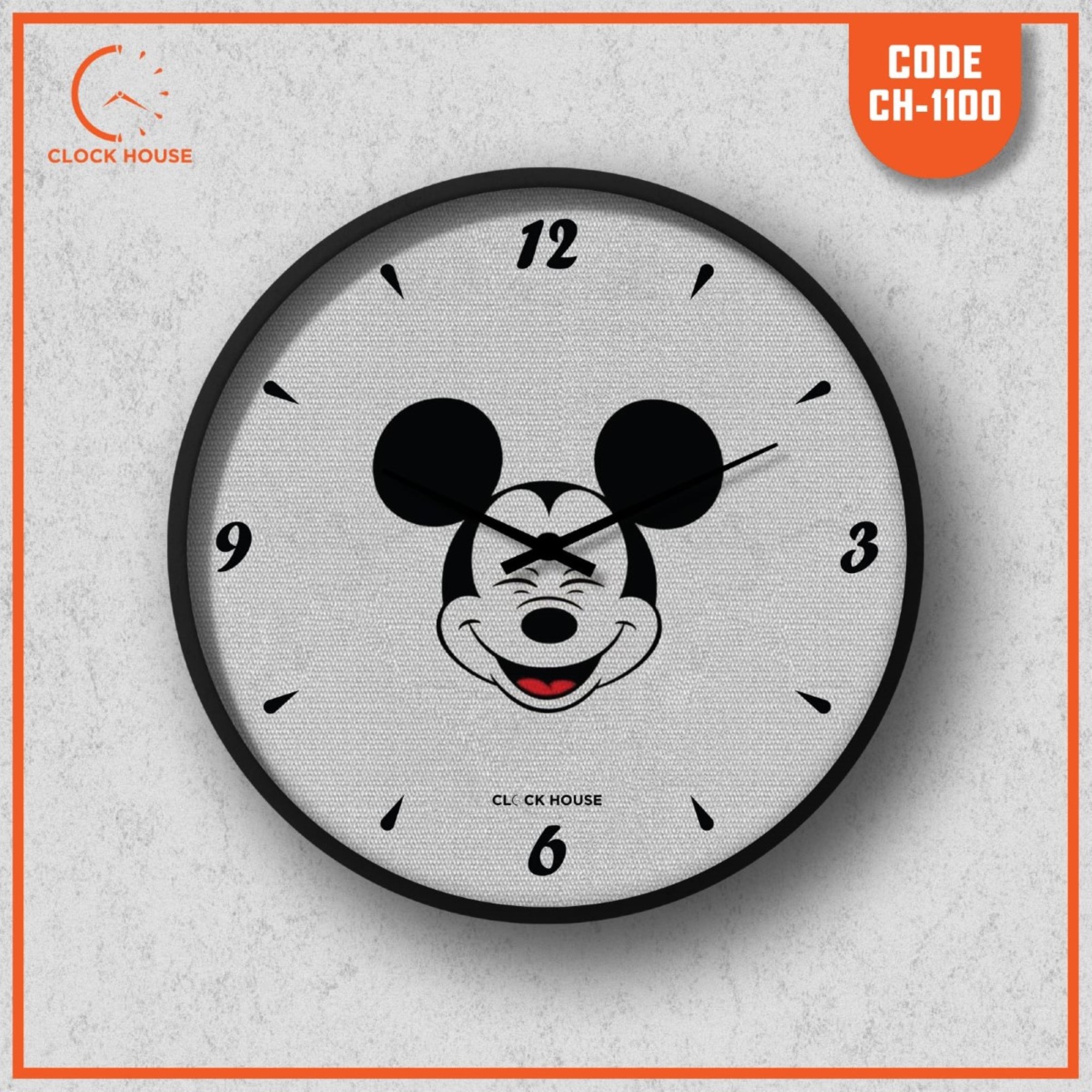 Picture of Clock House BD Cartoon Wall Clock Multicolor