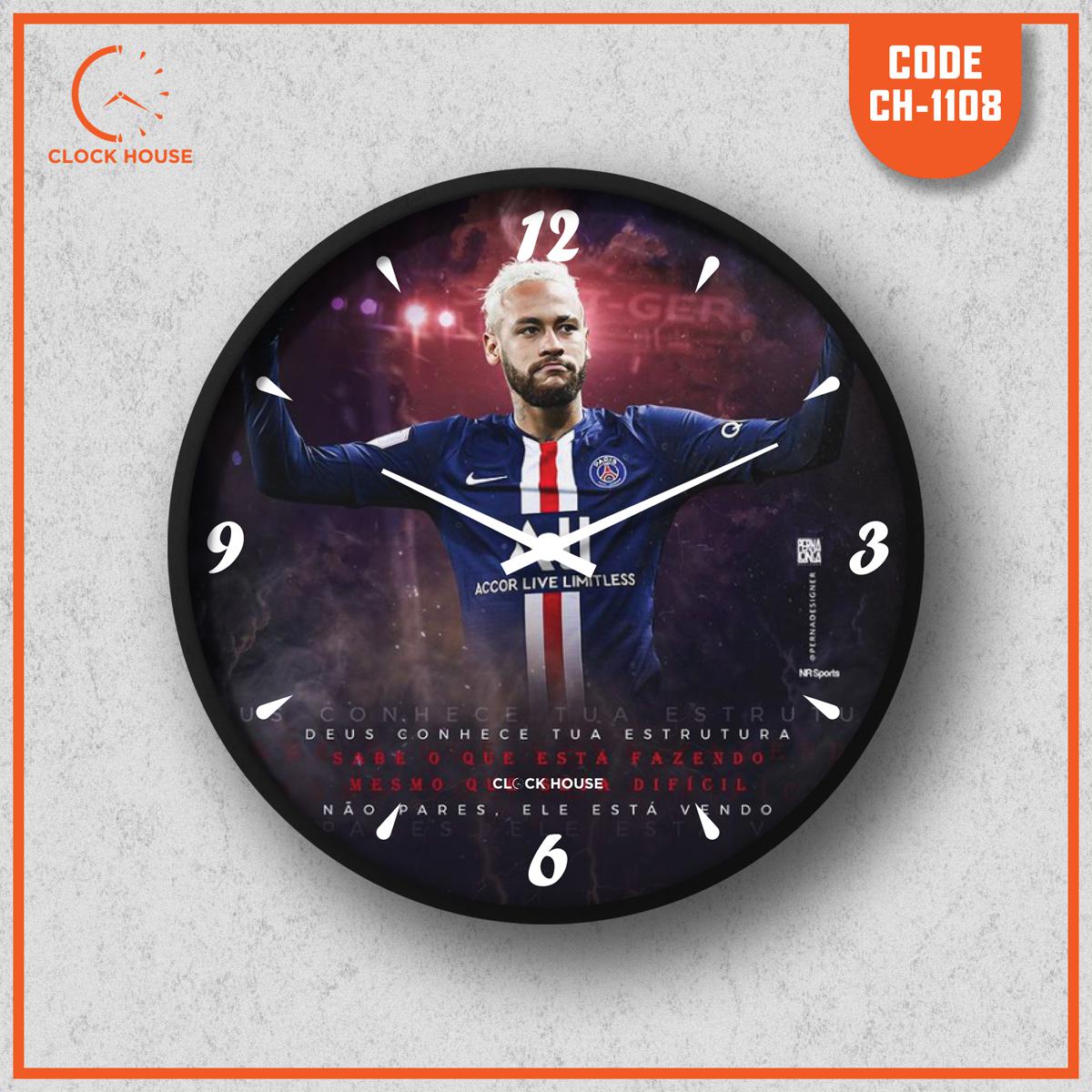 Picture of Clock House BD Neymar Sports Wall Clock Multicolor