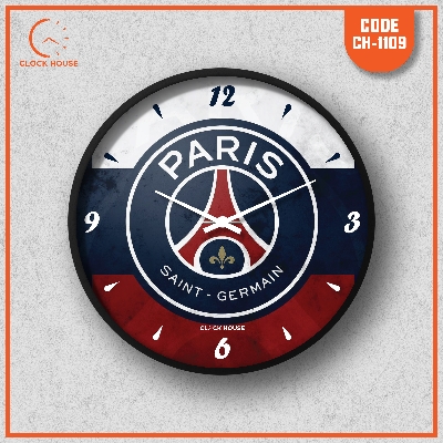 Picture of Clock House BD PSG Sports Wall Clock Multicolor