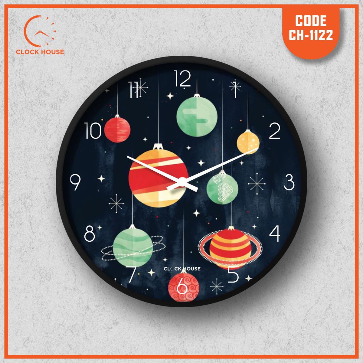 Picture of Clock House BD Artistic Wall Clock Multicolor