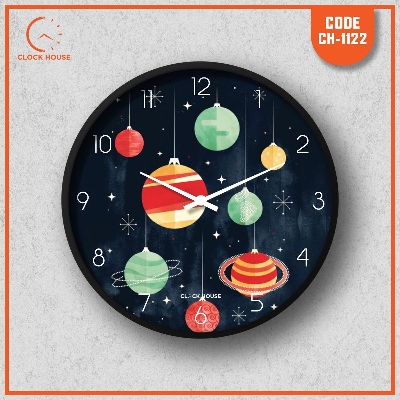 Picture of Clock House BD Artistic Wall Clock Multicolor