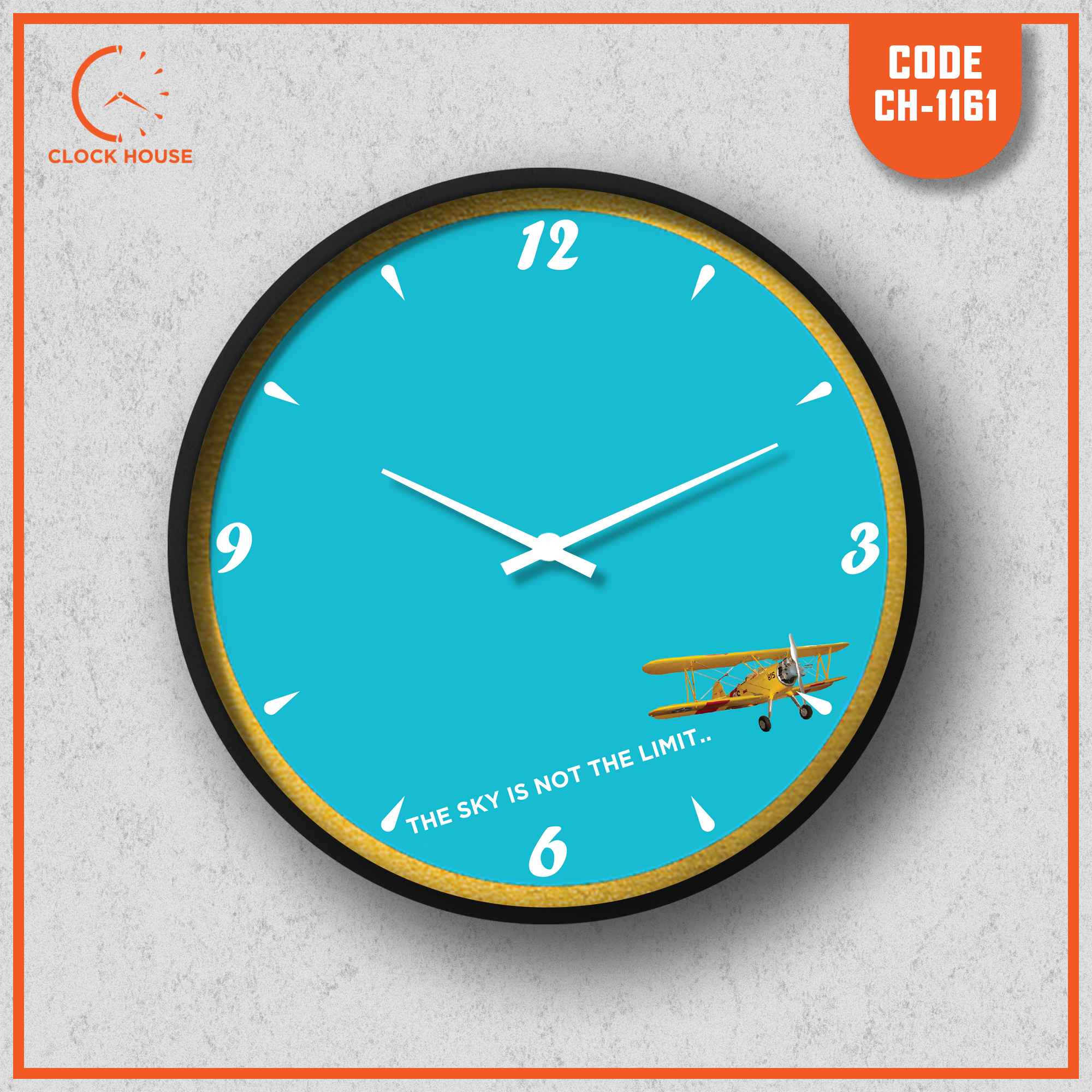 Picture of Clock House BD Artistic Wall Clock Multicolor