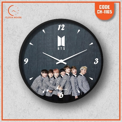 Picture of Clock House BD BTS Wall Clock Multicolor