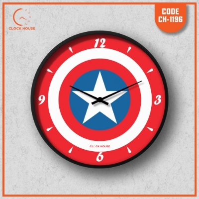 Picture of Clock House BD Captain America Wall Clock Multicolor