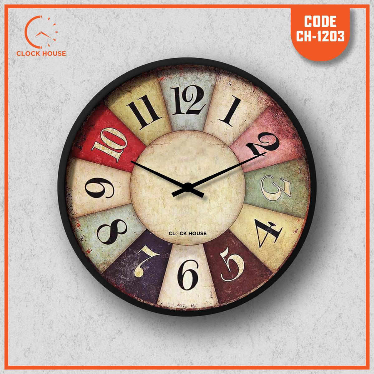 Picture of Clock House BD Classic Wall Clock Multicolor