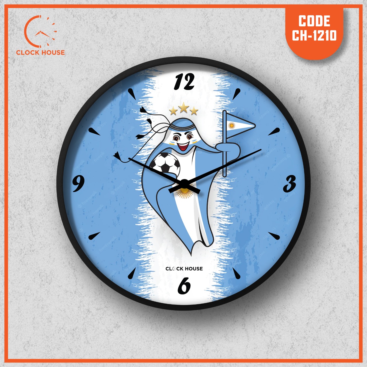 Picture of Clock House BD Sports Wall Clock Multicolor