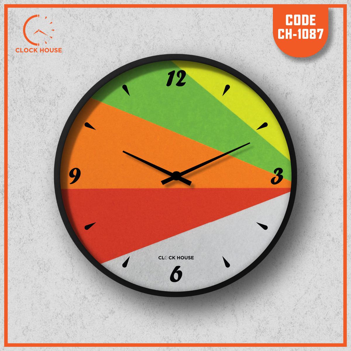 Picture of Clock House BD Artistic Wall Clock Multicolor