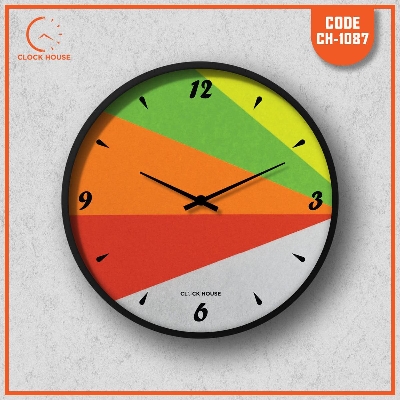 Picture of Clock House BD Artistic Wall Clock Multicolor