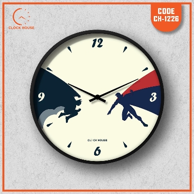 Picture of Clock House BD Super Hero Wall Clock Multicolor