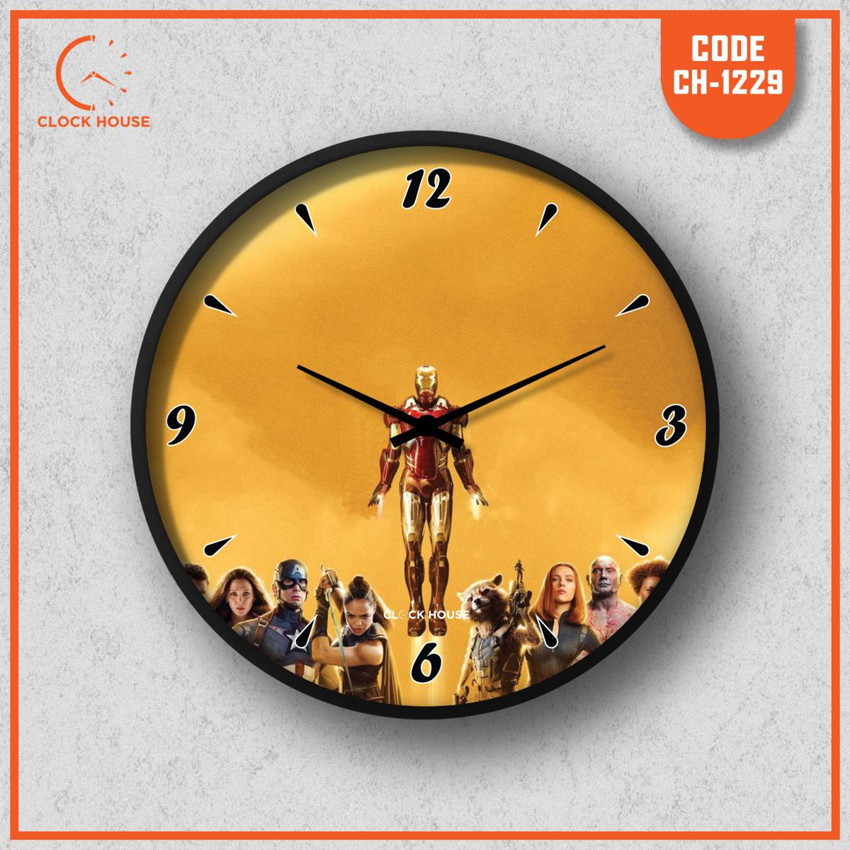 Picture of Clock House BD Super Hero Wall Clock Multicolor