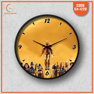 Picture of Clock House BD Super Hero Wall Clock Multicolor