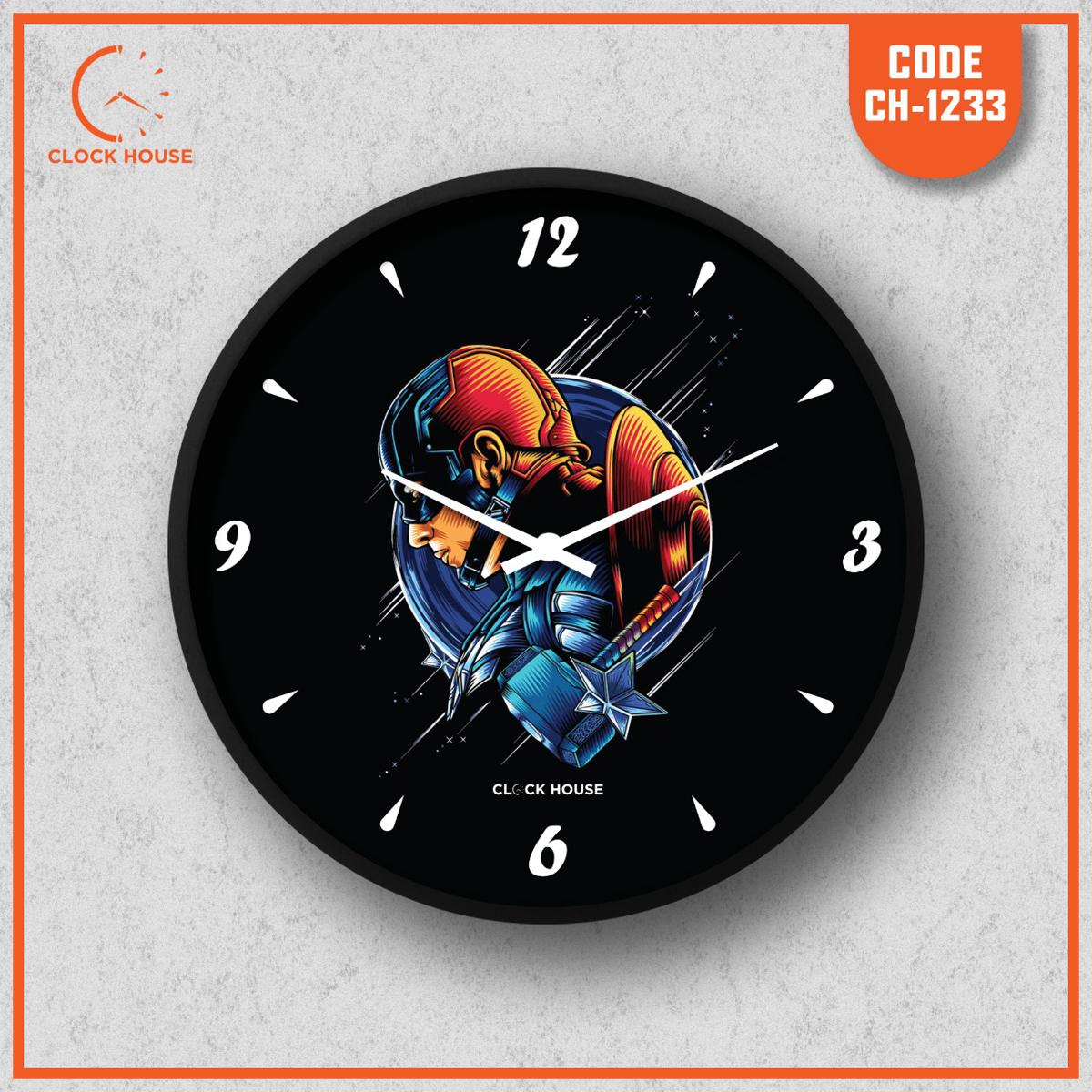 Picture of Clock House BD Super Hero Wall Clock Multicolor