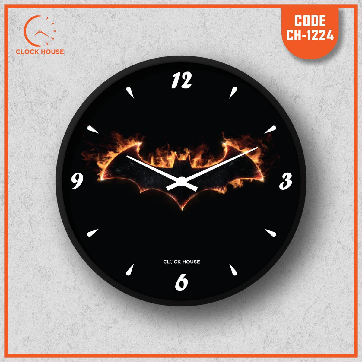 Picture of Clock House BD Super Hero Wall Clock Black