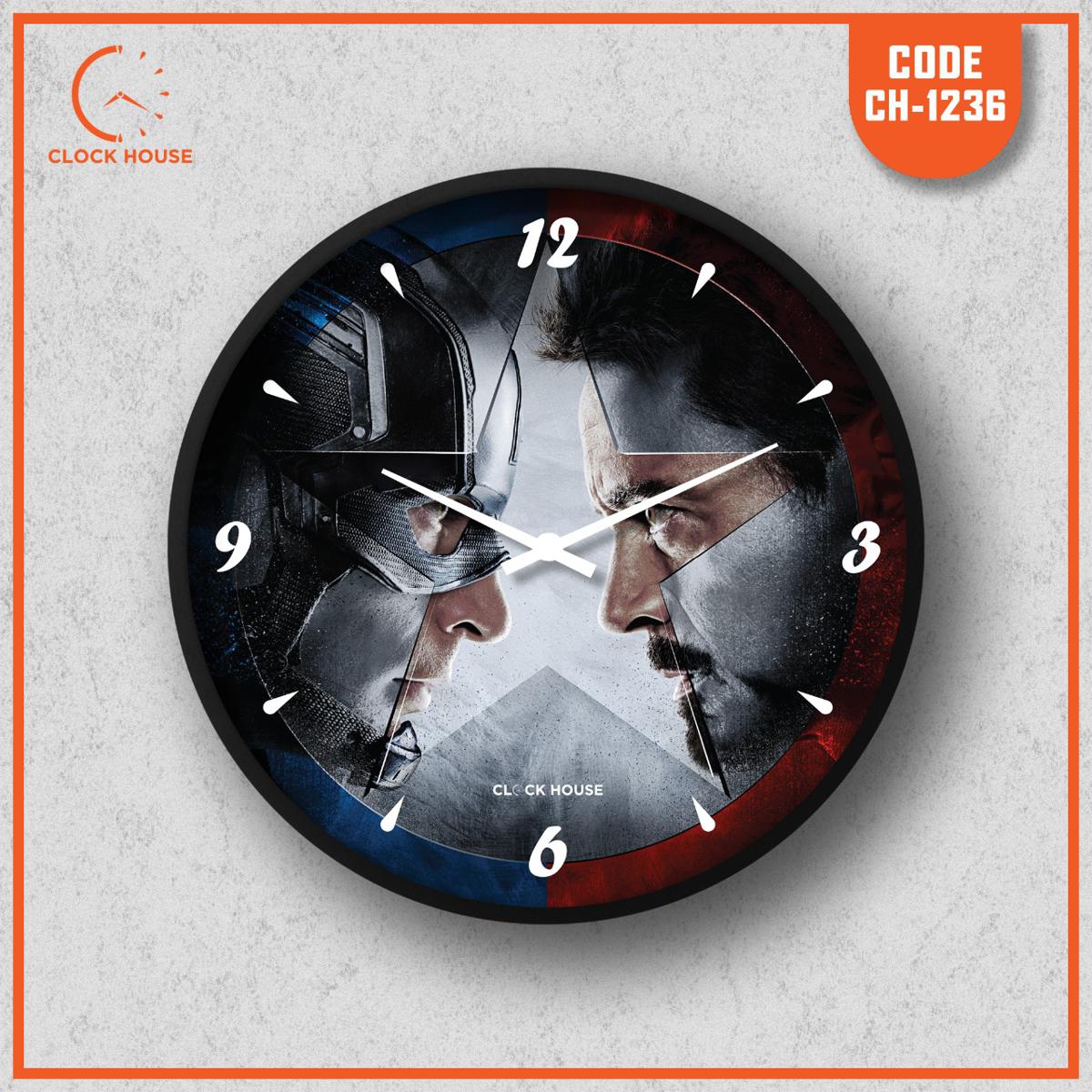 Picture of Clock House BD Super Hero Wall Clock Multicolor