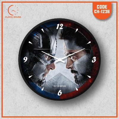 Picture of Clock House BD Super Hero Wall Clock Multicolor