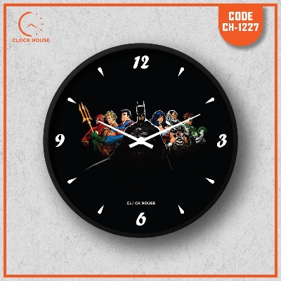 Picture of Clock House BD Super Hero Wall Clock Multicolor