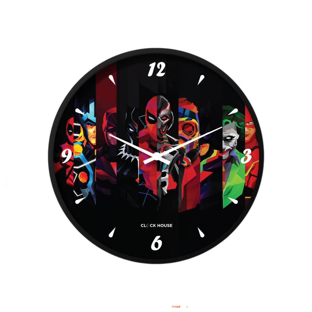 Picture of Clock House BD Super Hero Wall Clock Multicolor