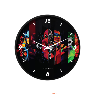 Picture of Clock House BD Super Hero Wall Clock Multicolor