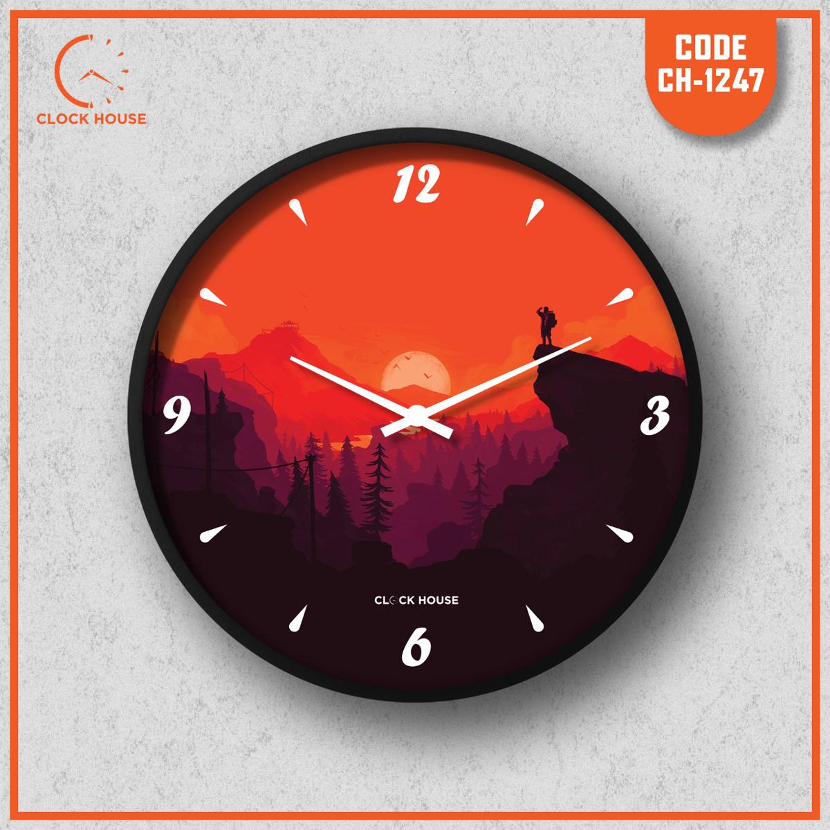 Picture of Clock House BD Artistic Wall Clock Multicolor