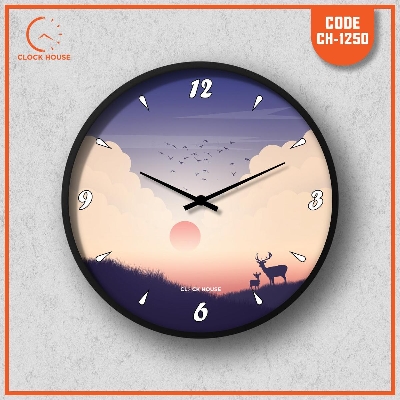 Picture of Clock House BD Artistic Wall Clock Multicolor