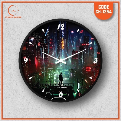 Picture of Clock House BD Artistic Wall Clock Multicolor
