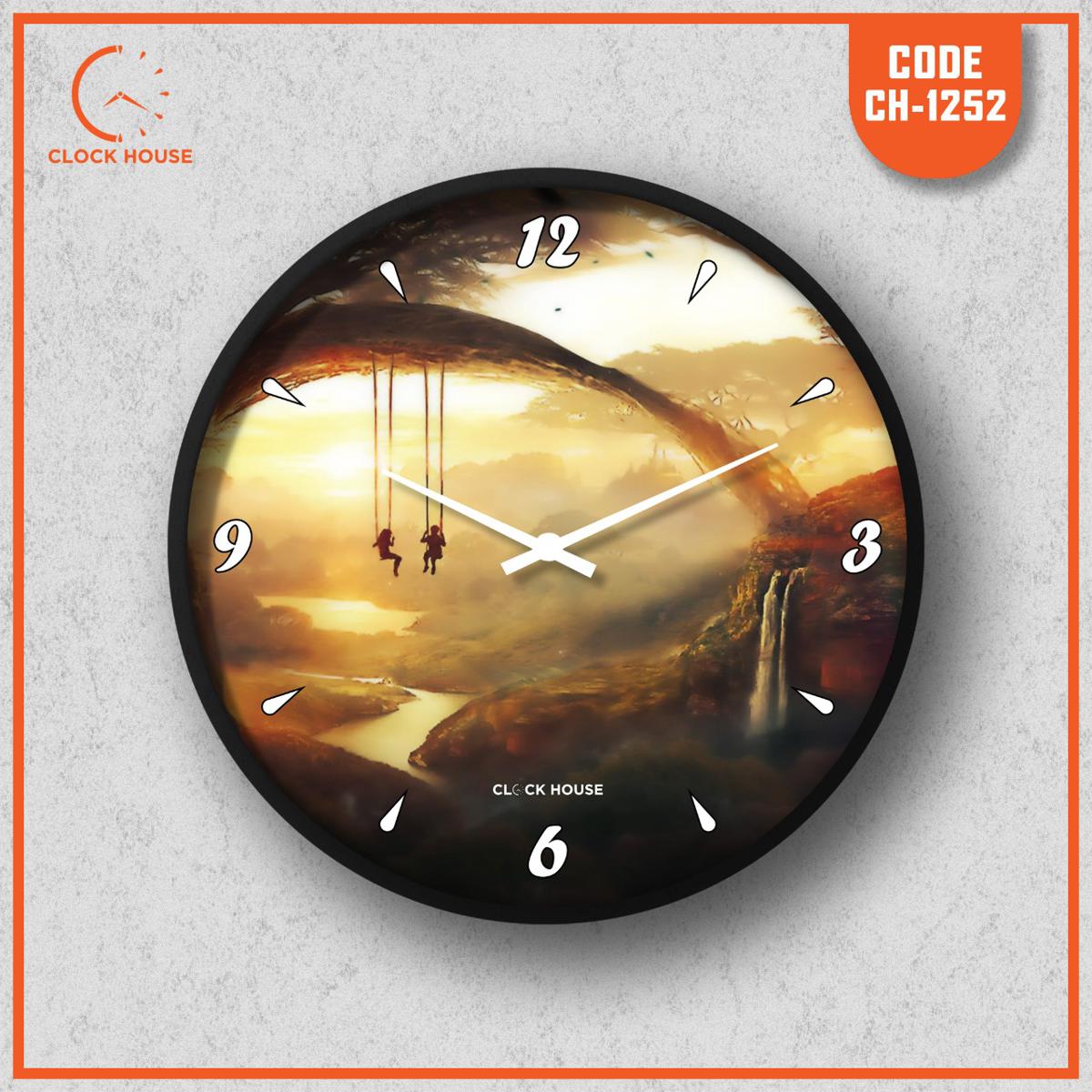 Picture of Clock House BD Artistic Wall Clock Multicolor