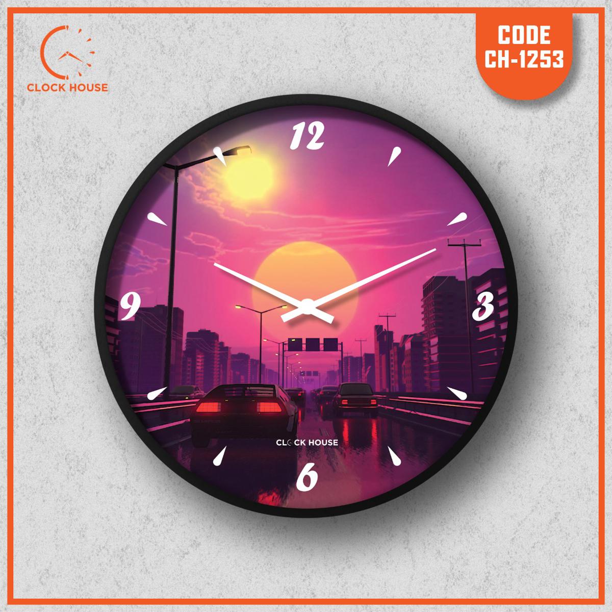 Picture of Clock House BD Artistic Wall Clock Multicolor