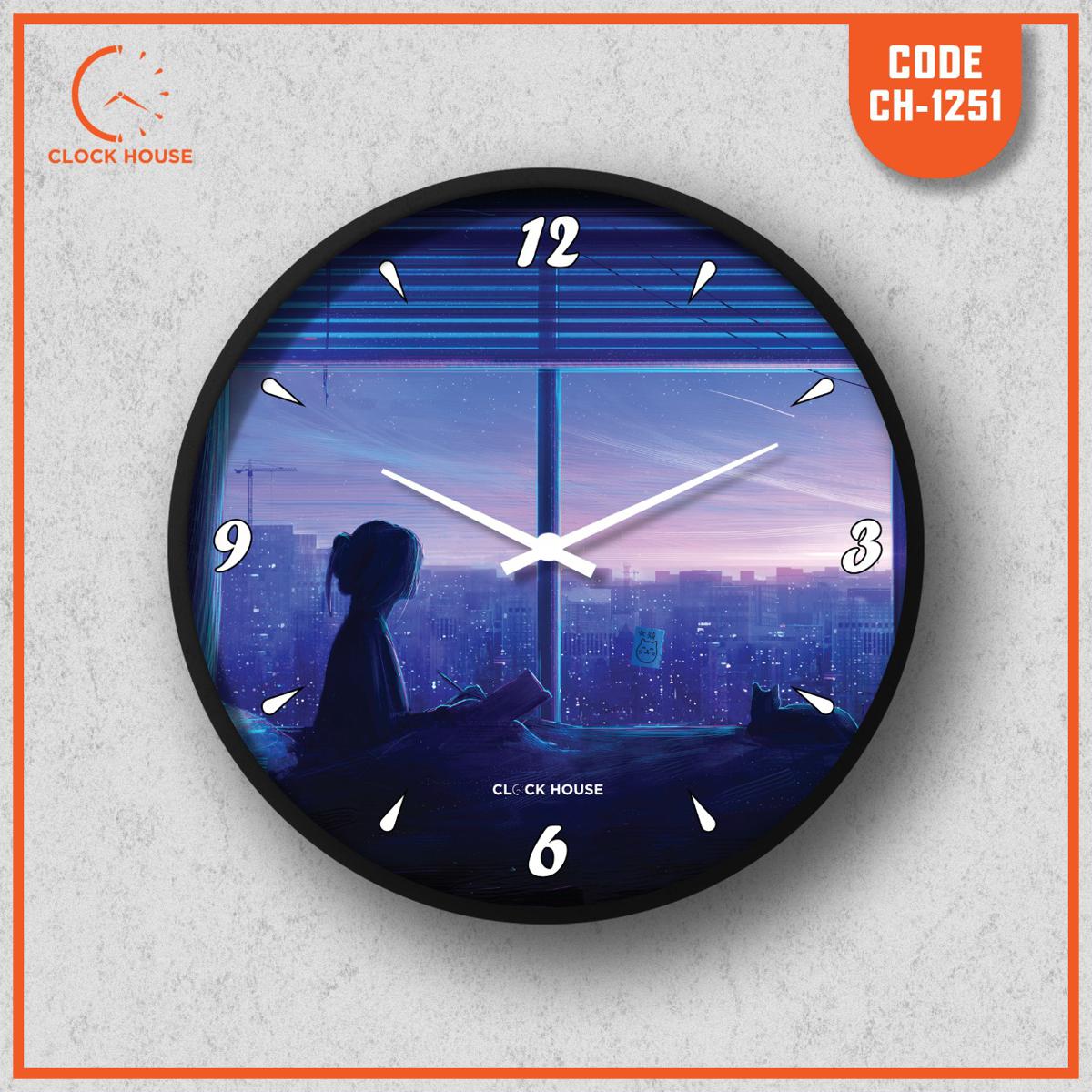 Picture of Clock House BD Artistic Wall Clock Multicolor