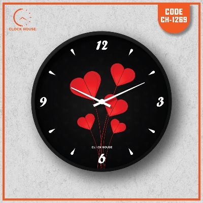 Picture of Clock House BD Love Wall Clock Multicolor