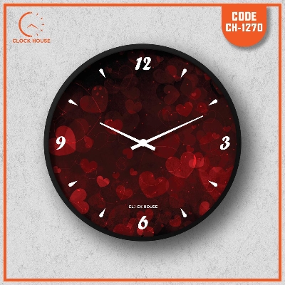 Picture of Clock House BD Love Wall Clock Multicolor