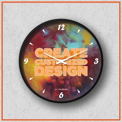 Picture of Clock House BD Custom Design Wall Clock Multicolor
