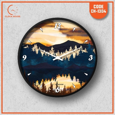 Picture of Clock House BD Artistic Wall Clock Multicolor