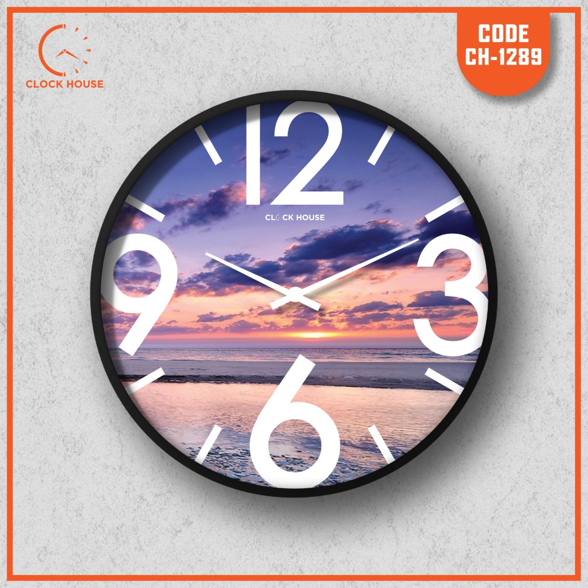 Picture of Clock House BD Artistic Wall Clock Multicolor